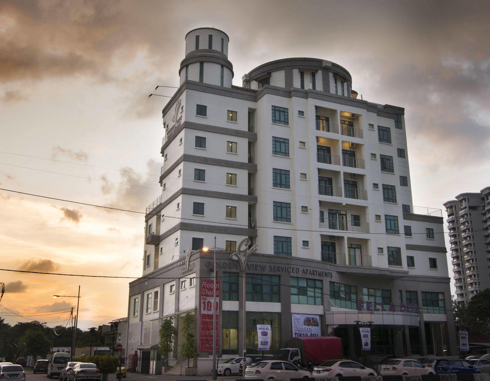 ゴールデン ビュー サービス アパートメント Tanjung Tokong エクステリア 写真